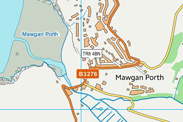 TR8 4BN map - OS VectorMap District (Ordnance Survey)