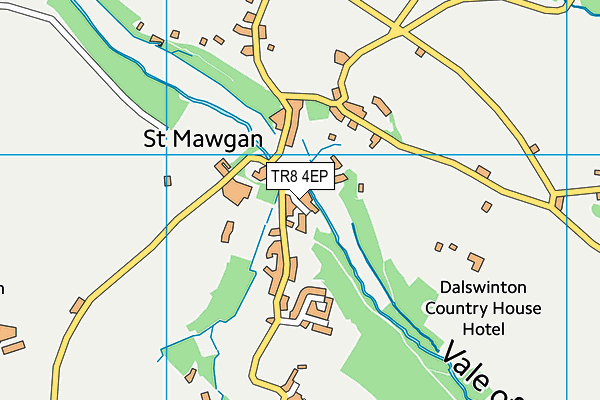 Mawgan-In-Pydar Primary School map (TR8 4EP) - OS VectorMap District (Ordnance Survey)