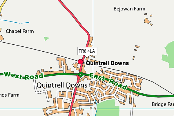 Map of CORNWALL BRICKWORK SERVICES LTD at district scale