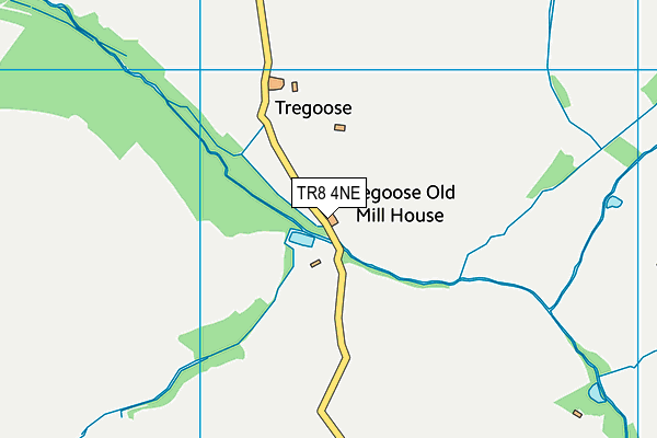 TR8 4NE map - OS VectorMap District (Ordnance Survey)
