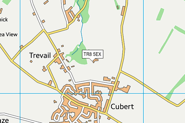 TR8 5EX map - OS VectorMap District (Ordnance Survey)