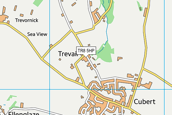 TR8 5HP map - OS VectorMap District (Ordnance Survey)
