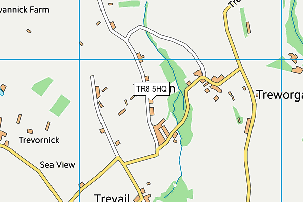 TR8 5HQ map - OS VectorMap District (Ordnance Survey)