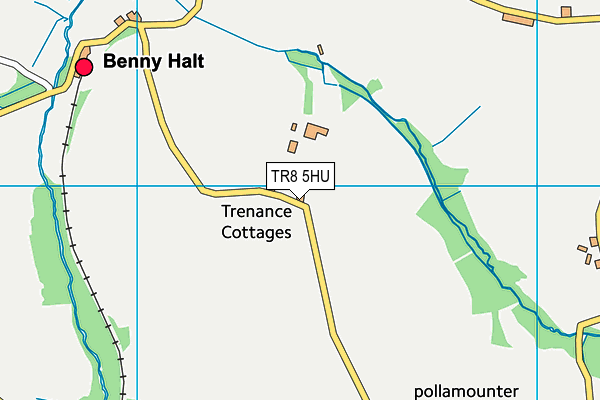 TR8 5HU map - OS VectorMap District (Ordnance Survey)