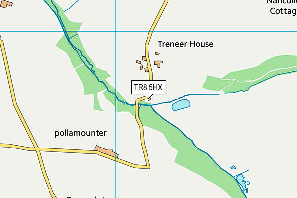 TR8 5HX map - OS VectorMap District (Ordnance Survey)