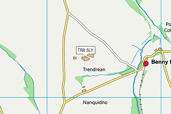 TR8 5LY map - OS VectorMap District (Ordnance Survey)