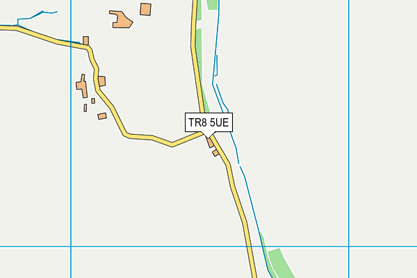 TR8 5UE map - OS VectorMap District (Ordnance Survey)
