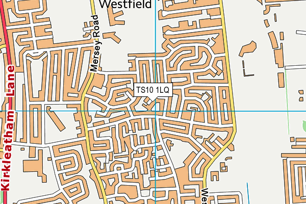 TS10 1LQ map - OS VectorMap District (Ordnance Survey)
