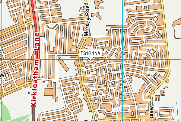 TS10 1NA map - OS VectorMap District (Ordnance Survey)