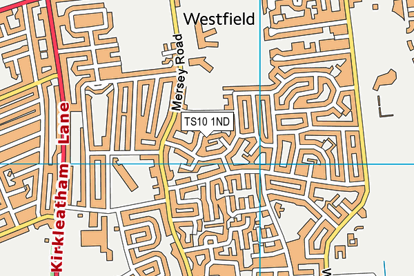 TS10 1ND map - OS VectorMap District (Ordnance Survey)