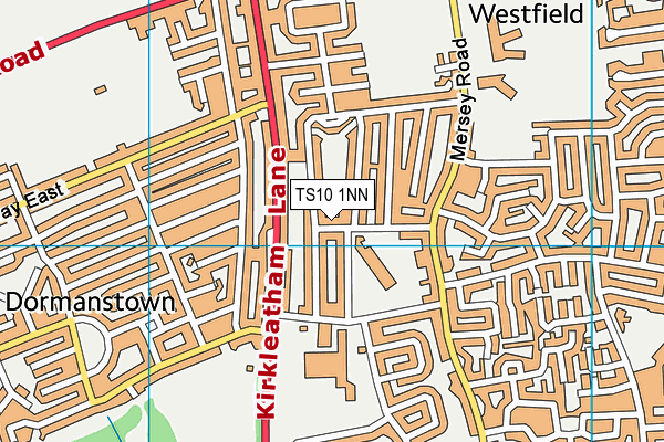 TS10 1NN map - OS VectorMap District (Ordnance Survey)