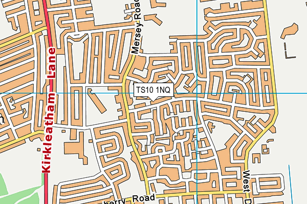 TS10 1NQ map - OS VectorMap District (Ordnance Survey)
