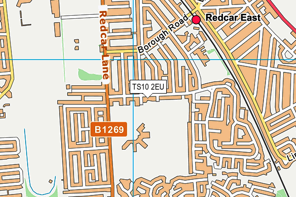 TS10 2EU map - OS VectorMap District (Ordnance Survey)