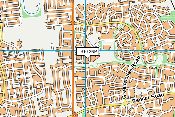 TS10 2NP map - OS VectorMap District (Ordnance Survey)