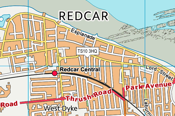 TS10 3HQ map - OS VectorMap District (Ordnance Survey)