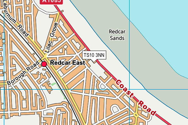 TS10 3NN map - OS VectorMap District (Ordnance Survey)