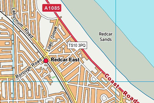 TS10 3PQ map - OS VectorMap District (Ordnance Survey)