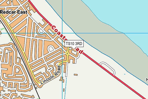 TS10 3RD map - OS VectorMap District (Ordnance Survey)