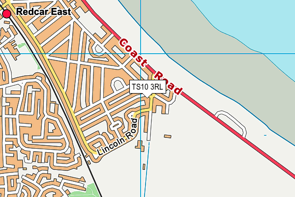 TS10 3RL map - OS VectorMap District (Ordnance Survey)