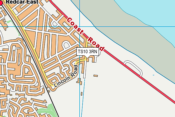 TS10 3RN map - OS VectorMap District (Ordnance Survey)