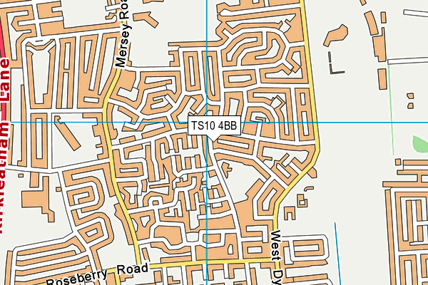 TS10 4BB map - OS VectorMap District (Ordnance Survey)