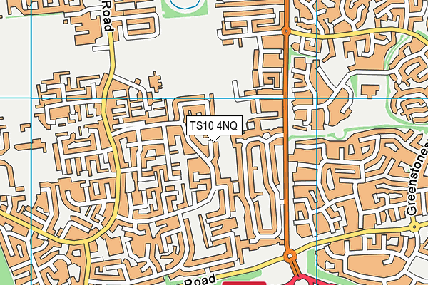 TS10 4NQ map - OS VectorMap District (Ordnance Survey)