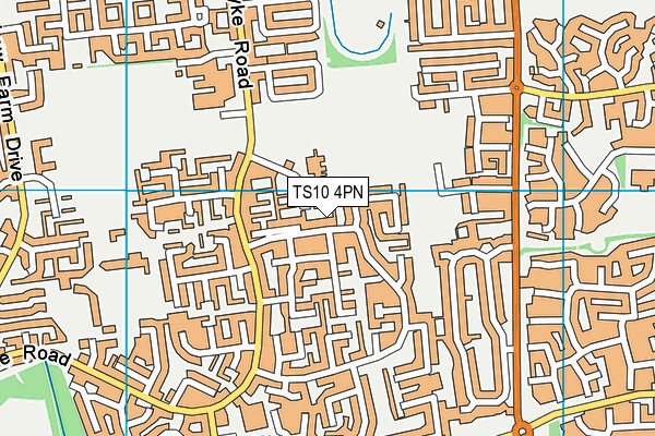 TS10 4PN map - OS VectorMap District (Ordnance Survey)