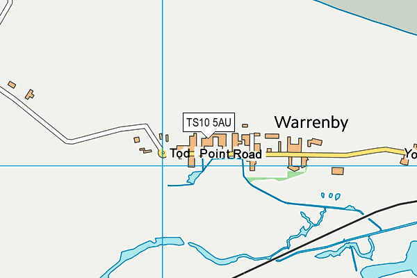 TS10 5AU map - OS VectorMap District (Ordnance Survey)