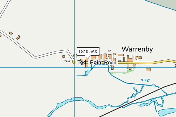 TS10 5AX map - OS VectorMap District (Ordnance Survey)