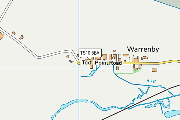 TS10 5BA map - OS VectorMap District (Ordnance Survey)