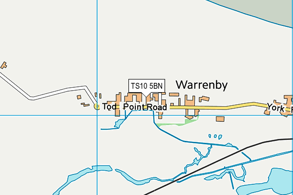 TS10 5BN map - OS VectorMap District (Ordnance Survey)