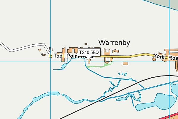 TS10 5BQ map - OS VectorMap District (Ordnance Survey)