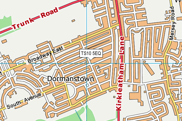 TS10 5EQ map - OS VectorMap District (Ordnance Survey)