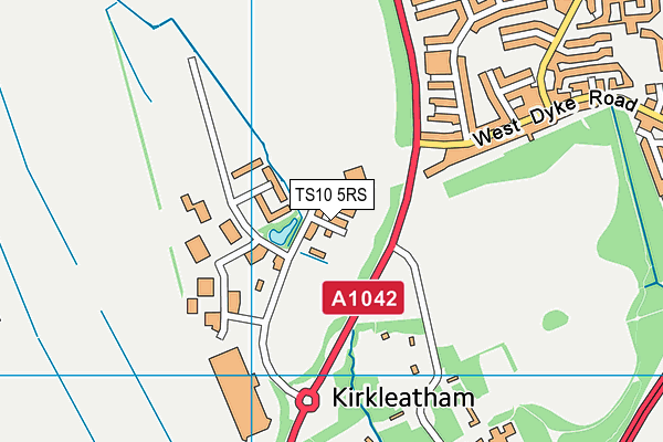 TS10 5RS map - OS VectorMap District (Ordnance Survey)