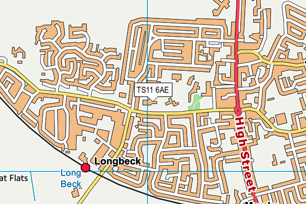 Westgarth Primary School map (TS11 6AE) - OS VectorMap District (Ordnance Survey)