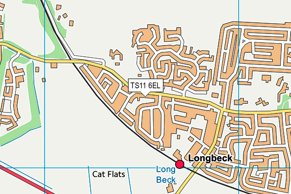 TS11 6EL map - OS VectorMap District (Ordnance Survey)