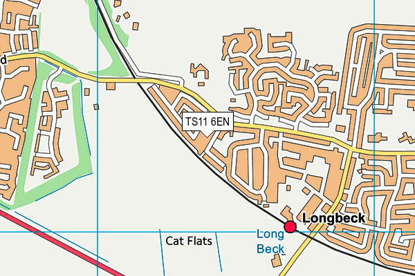 TS11 6EN map - OS VectorMap District (Ordnance Survey)