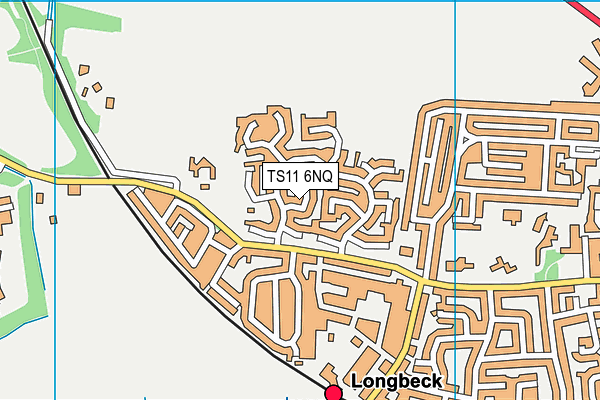 TS11 6NQ map - OS VectorMap District (Ordnance Survey)