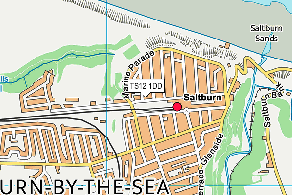 Map of MIN DU (SALTBURN) LTD at district scale