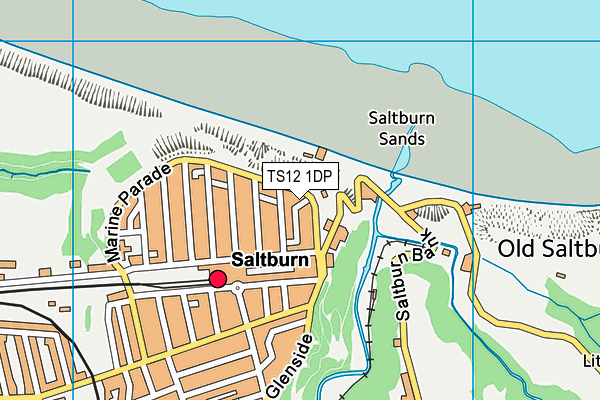 Map of THE NOOK SALTBURN LTD. at district scale
