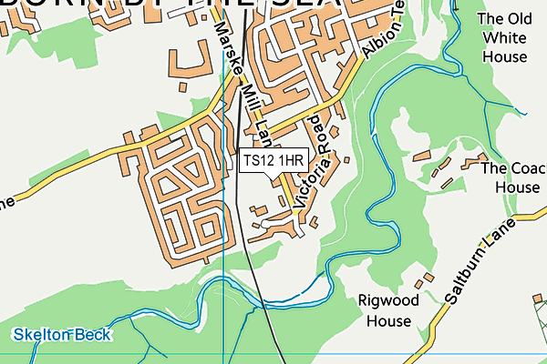 Map of REBECCA ARMSTRONG DESIGN LTD at district scale