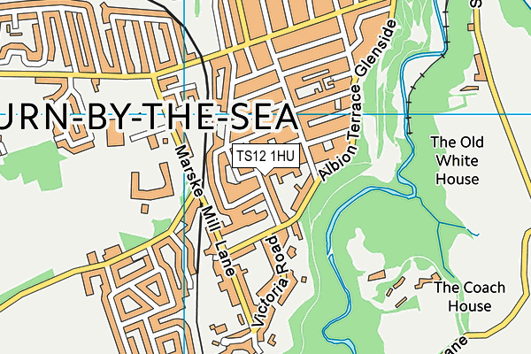 TS12 1HU map - OS VectorMap District (Ordnance Survey)