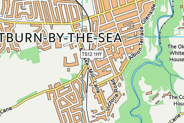 TS12 1HY map - OS VectorMap District (Ordnance Survey)