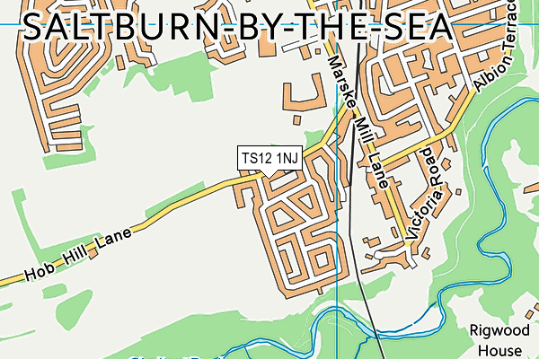 Map of SALTBURN GOLF CLUB SERVICES LIMITED at district scale