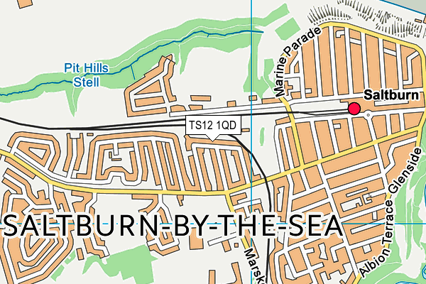 Map of JOHN MUIR (SALTBURN) LIMITED at district scale