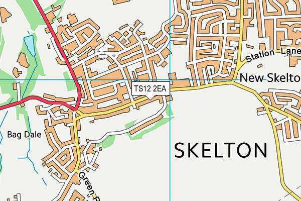 Map of SKELTON TAKE AWAY LTD at district scale