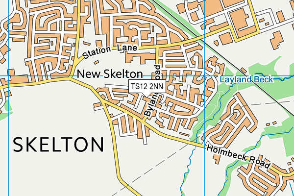 TS12 2NN map - OS VectorMap District (Ordnance Survey)