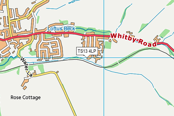 TS13 4LP map - OS VectorMap District (Ordnance Survey)