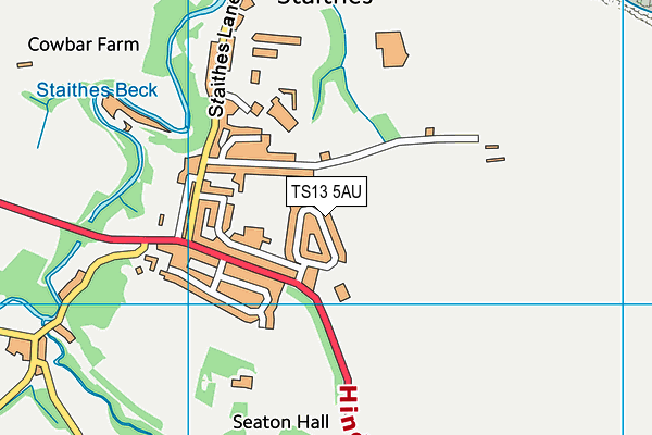 Staithes, Seton Community Primary School map (TS13 5AU) - OS VectorMap District (Ordnance Survey)