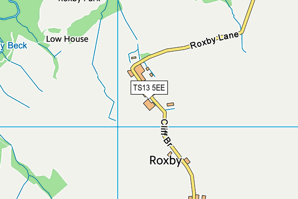 TS13 5EE map - OS VectorMap District (Ordnance Survey)